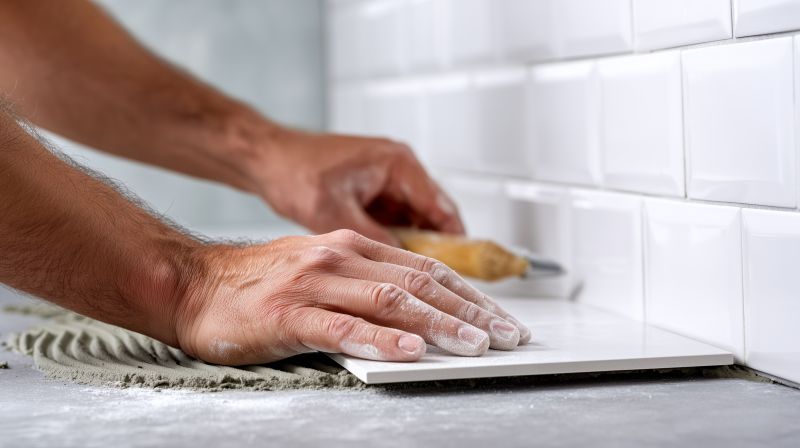 Tile Backsplash Installation